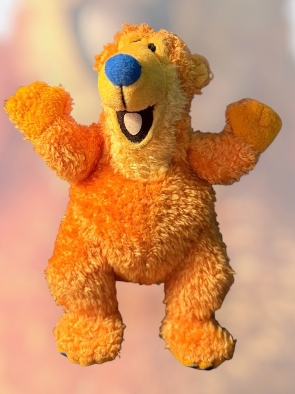 Vintage~Disney Bear In The Big Blue House~Jim Henson Mattel Applause 1999~ Plush - Picture 14 of 16